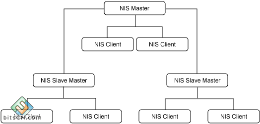 NIS 主服務器或從服務器結構