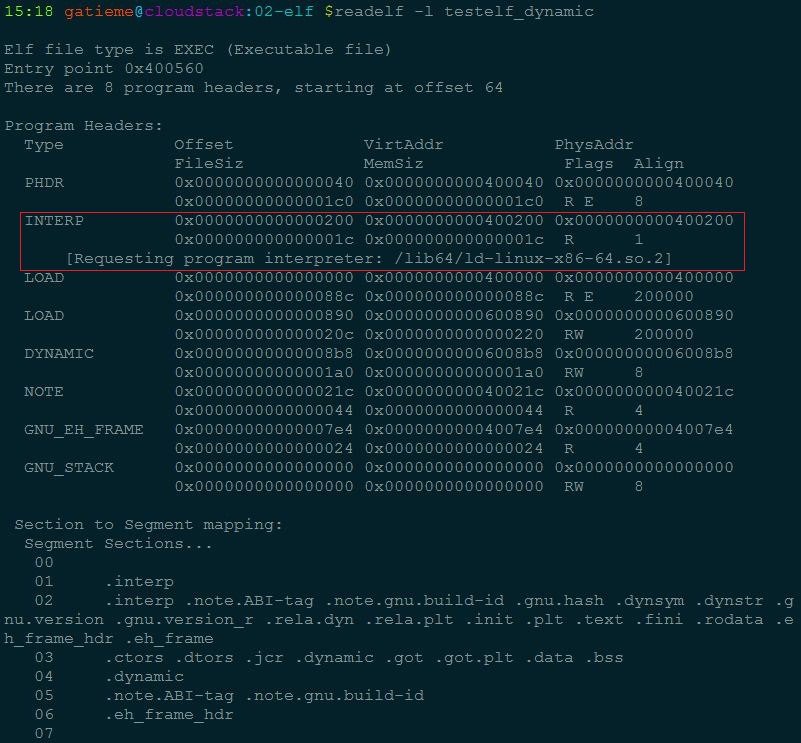 testelf_normal的解釋器