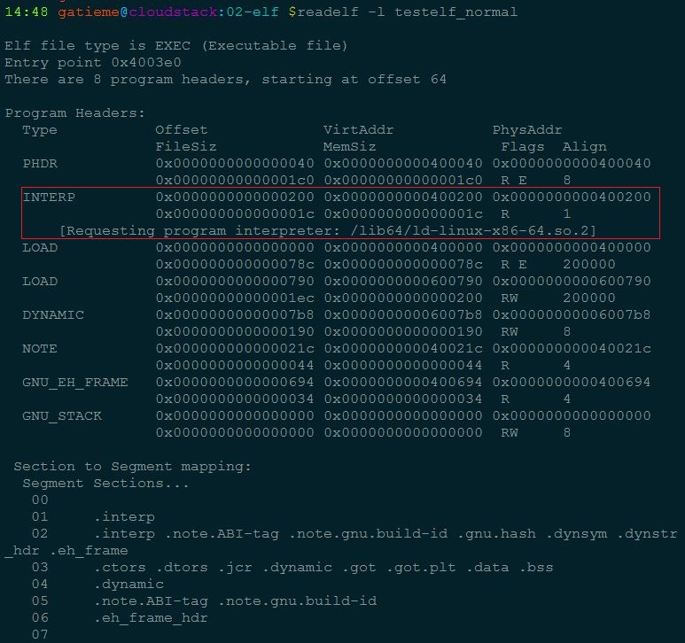 testelf_normal的解釋器