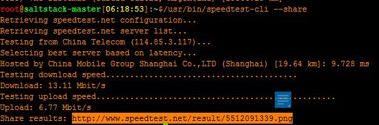 Linux下使用Speedtest測試網速的方法