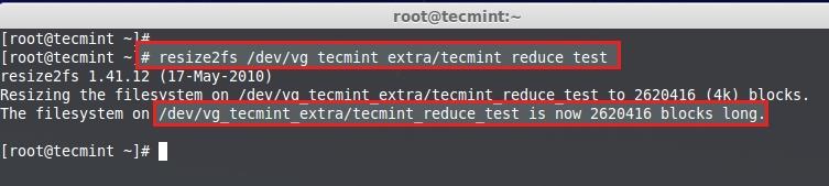 Resize File System