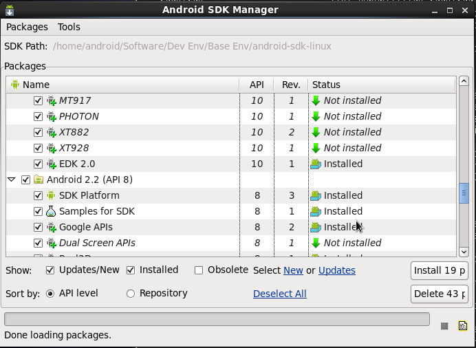 Linux下Android開發環境搭建詳細步驟