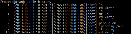 Linux系統如何定制History輸出格式
