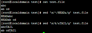 Linux使用sed命令添加字符串的方法