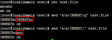 Linux使用sed命令添加字符串的方法