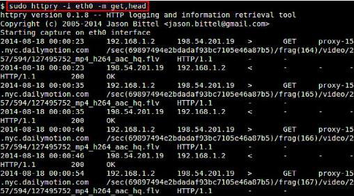  Linux下如何嗅探HTTP流量