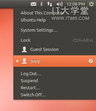 New Session Indicator in Ubuntu 12.10