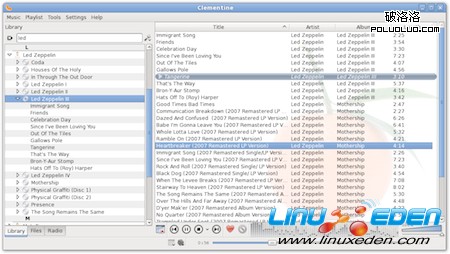 Songbird離開後 Linux下可以替代它的10個音樂播放器推薦（圖三）