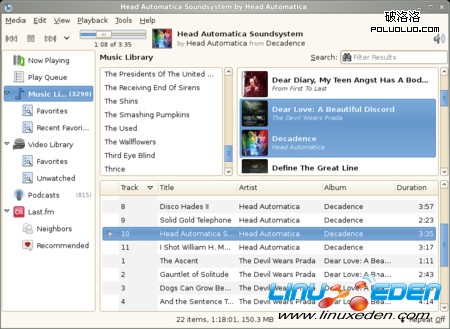 Songbird離開後 Linux下可以替代它的10個音樂播放器推薦（圖一）