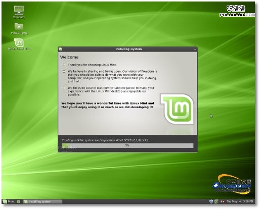 Linux Mint 9 RC版使用體驗（圖一）