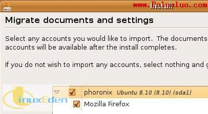 Ubuntu 擴展 Migration Assistant 的功能