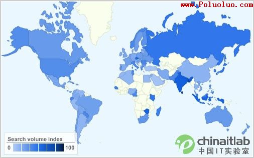 全球范圍內Linux用戶普及度數據（圖五）