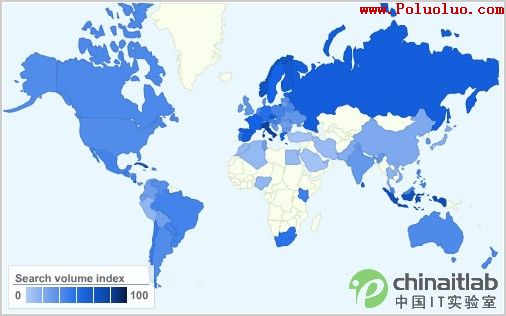 全球范圍內Linux用戶普及度數據（圖三）