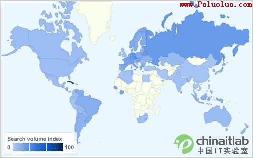 全球范圍內Linux用戶普及度數據（圖六）