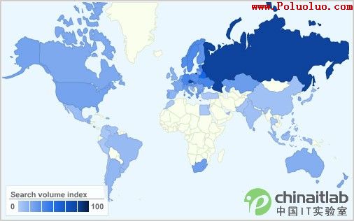 全球范圍內Linux用戶普及度數據（圖十）