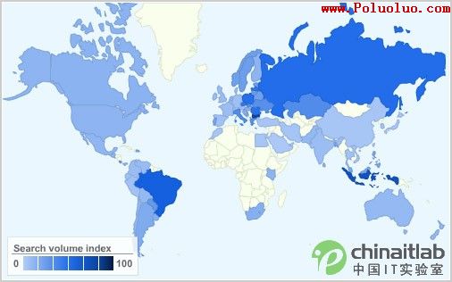 全球范圍內Linux用戶普及度數據（圖九）