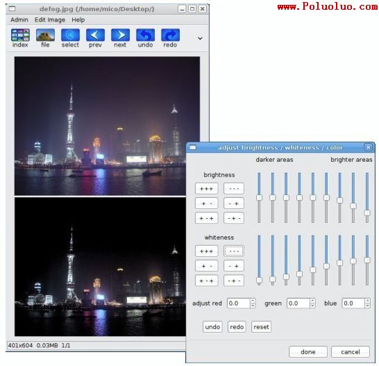 在Linux下用Fotoxx 5.0來處理你的照片（圖七）
