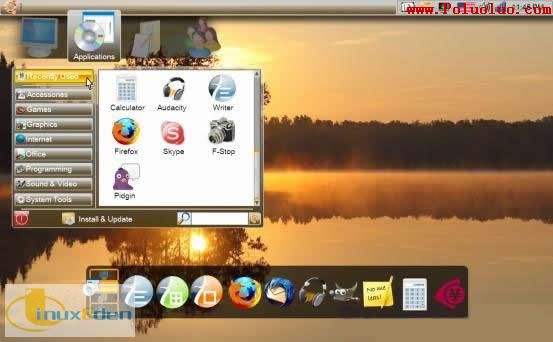 驚艷的 Ubuntu 8.10 ( Intrepid Ibex ) 主題(圖一)