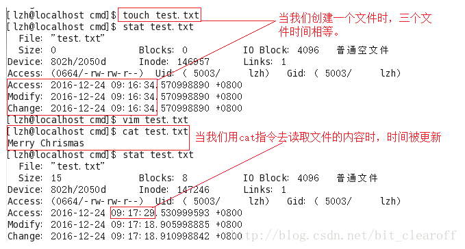 Linux的3個文件時間Linux的3個文件時間