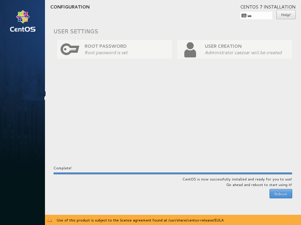 CentOS 7.3 安裝指南CentOS 7.3 安裝指南