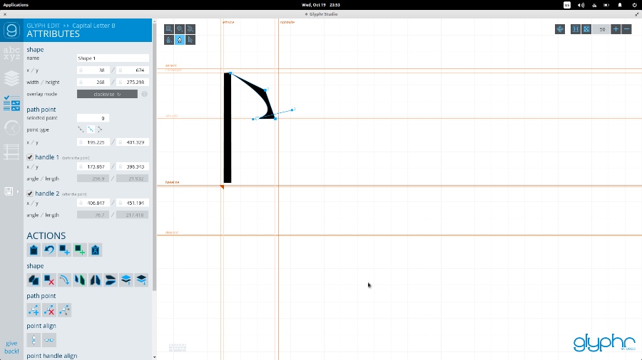 使用 Glyphr 玩轉Linux字體使用 Glyphr 玩轉Linux字體