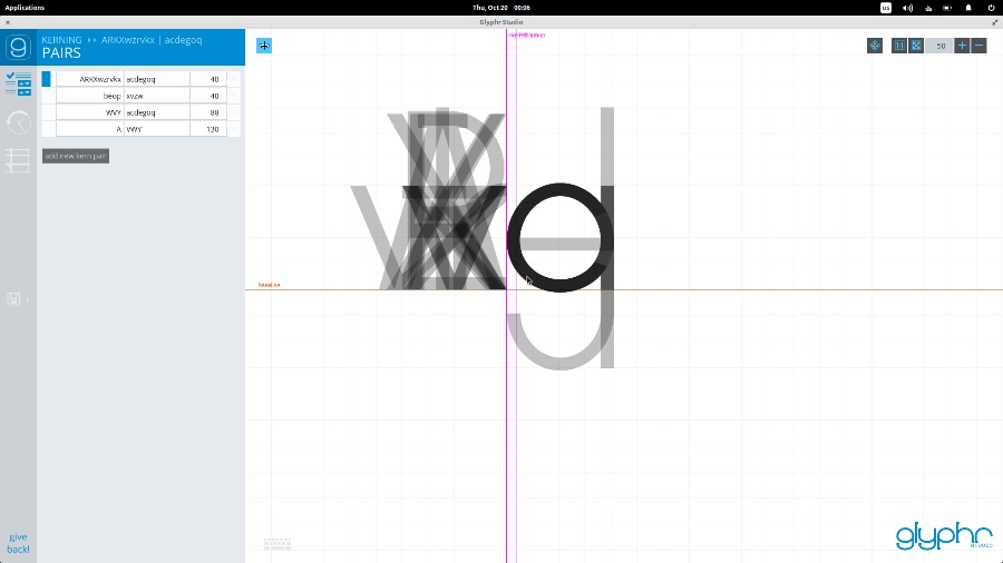 使用 Glyphr 玩轉Linux字體使用 Glyphr 玩轉Linux字體