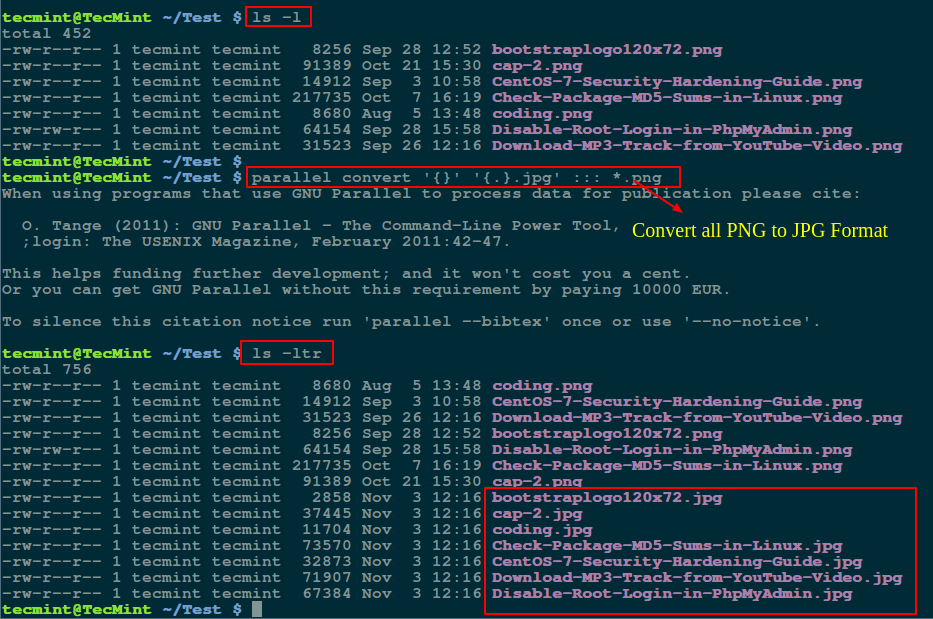 在 Linux 下將 PNG 和 JPG 批量互轉的四種方法在 Linux 下將 PNG 和 JPG 批量互轉的四種方法