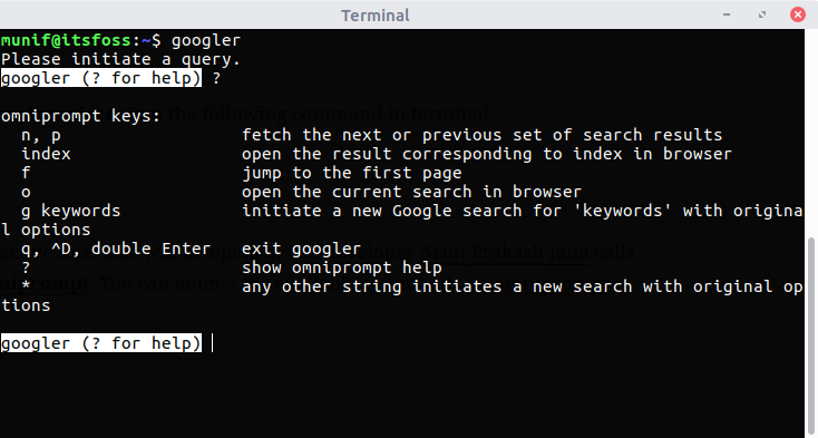 Googler：現在可以 Linux 終端下進行 Google 搜索了！
