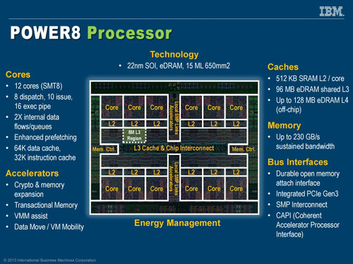 藍色巨人IBM Power 8 芯片強勢上市藍色巨人IBM Power 8 芯片強勢上市