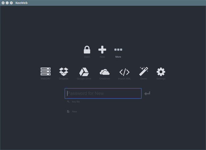 Linux瑞士軍刀：密碼管理KeewebLinux瑞士軍刀：密碼管理Keeweb