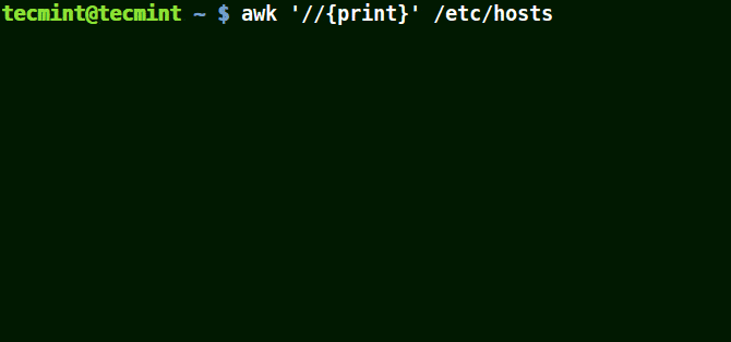 awk 系列：如何使用 awk 和正則表達式過濾文本或文件中的字符串
