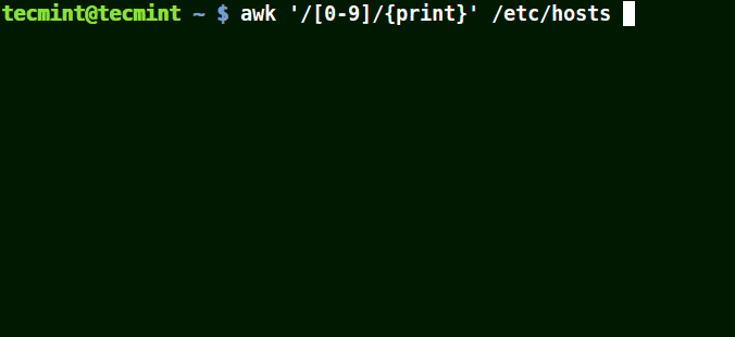 awk 系列：如何使用 awk 和正則表達式過濾文本或文件中的字符串