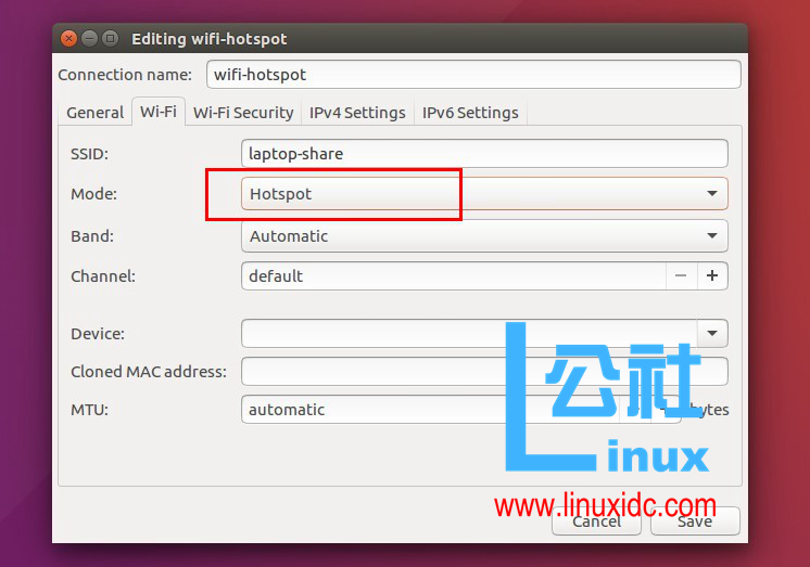 Ubuntu 16.04 LTS 創建熱點（Android手機能識別）