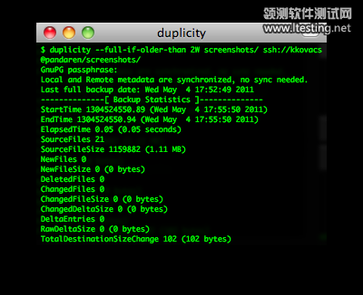 duplicity screenshot