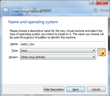 Virtual Box下安裝Oracle Linux 6.3
