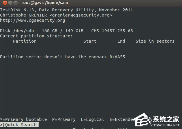 Linux系統分區表恢復的教程
